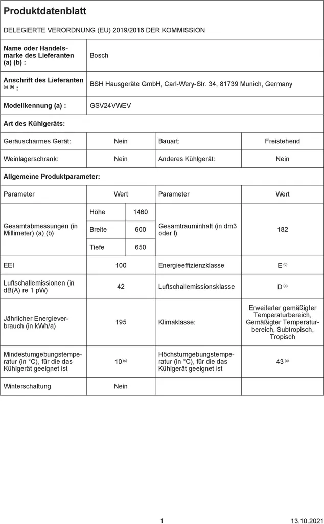 Bosch Gefrierschrank GSV24VWEV 9 Bosch Gefrierschrank GSV24VWEV – Bild 7