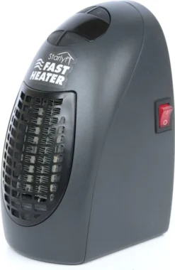 Starlyf® Fast Heater - 400W Tragbare Und Leistungsstarke Steckdosen-Mini-Heizung Schwarz - Original Aus Der TV-Werbung -Kaufland Verkäufe 321836a7dee56d95a90ada36d72bf430