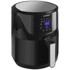 LLIVEKIT WAF0017DE Heißluftfritteuse Luftfritteuse Airfryer Heißluftfritöse Korb 10 Programmen Ohne Öl 5L 1400W 80-200℃ Schwarz -Kaufland Verkäufe 323fd4ef18dc0703089bb36fe8841bae