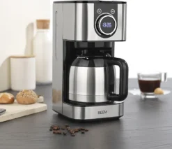 BEEM FRESH-AROMA-SWITCH Filterkaffeemaschine - Thermo Edelstahl 1 L Thermoskanne Bedienrad 24h-Timer 800 W Für 4-8 Tassen Kaffeemaschine Timer -Kaufland Verkäufe 33582db71a2f4bf2139a96a3ef45a06e