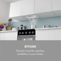 Klarstein Simplica 52 Lüfterbaustein ,Einbauhaube ,52 Cm Breit ,Abluftleistung: 400 M³/h ,Umluftbetrieb Möglich ,Drehknopf ,3 Stufen ,LED-Beleuchtung: 2 X 1,5 W ,Dunstabzugshaube ,Edelstahl -Kaufland Verkäufe 3358cceadfdac0c09f6723e5738db90d