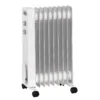 STAHLMANN Ölradiator ZR201 Weiss – Elektroheizung Energiesparend Bis 50 Qm Fläche – Heizung Elektrisch Mit Thermostat Und 3 Heizstufen – Elektrisches Heizgerät, Electric Heater, Watt:2000W