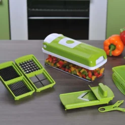 Genius Nicer Dicer Smart 9 Teile - Schneiden, Würfeln, Hobeln, Schälen, Aufbewahren, Obst- & Gemüse-Schneider; A33551 -Kaufland Verkäufe 33a90ed0b48f9370d33fc967390aa79a