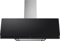PKM Dunstabzugshaube Vertikalhaube Wandesse Kopffreihaube V1-90A+BTY 90cm Schwarz