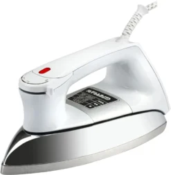 G3 Ferrari Seicento, Trocken-Bügeleisen, Aluminium-Sockelplatte, Edelstahl, Weiß, 1,6 Kg, 900 W, 230 V