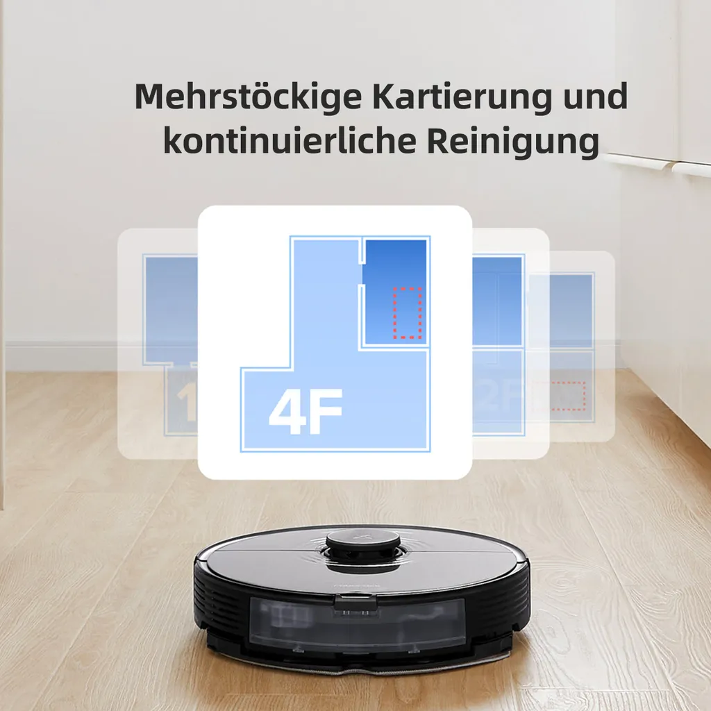 Roborock Q7 Max Staubsauger Roboter 4200Pa LDS Kehren Und Nasswischen Staubsauger Teppich Reinigen Eine Aktualisierte Version Des S5 MAX 8 Roborock Q7 Max Staubsauger Roboter 4200Pa LDS Kehren Und Nasswischen Staubsauger Teppich Reinigen Eine Aktualisierte Version Des S5 MAX – Bild 6