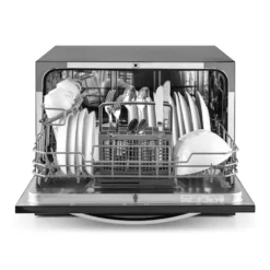 Klarstein Amazonia 6 Luminance Spülmaschine Tischgeschirrspüler (Glas-Front, Freistehend, 174 KWh/Jahr, 55 Cm Breit, 49 DB Leise, 6 Maßgedecke, 6 Programme, Aquastop) Schwarz -Kaufland Verkäufe 34e2acfd041363a2086dd2efe3741e39