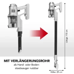 Akku Staubsauger Kabellos Zyklon Sauger Hand Boden Beutellos Display Ladestation -Kaufland Verkäufe 34f97c99e82c32438dc360c0ae590b16