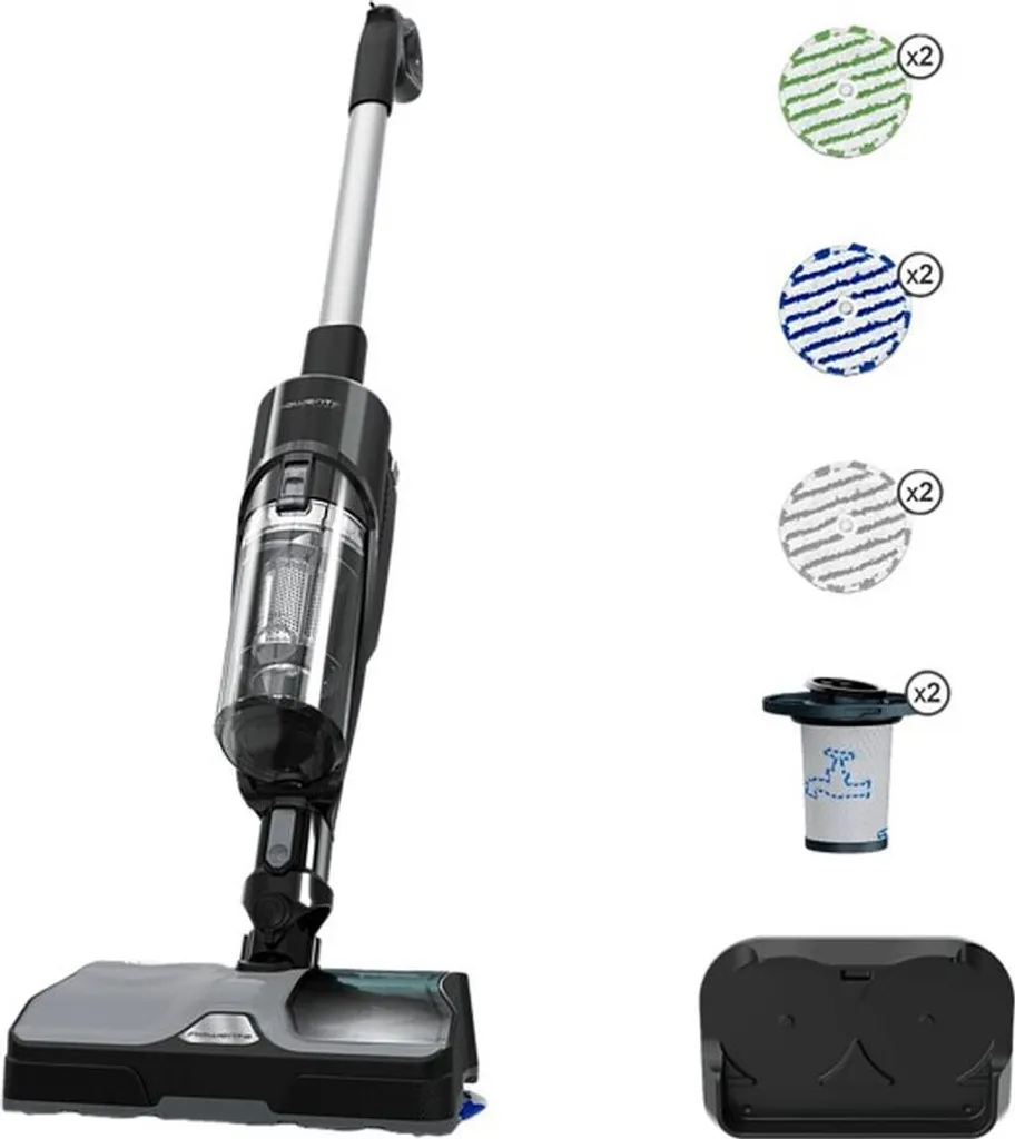 Rowenta X-COMBO ALLERGY GZ3039WO, Beutellos, Schwarz, Blau, 0,55 L, Trocken&Nass, Zyklonal, 79 DB 3 Rowenta X-COMBO ALLERGY GZ3039WO, Beutellos, Schwarz, Blau, 0,55 L, Trocken&Nass, Zyklonal, 79 DB