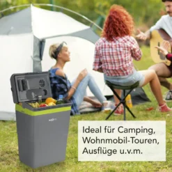 MAXXMEE Kühlbox - Wahlweise Via Netzkabel Oder KFZ-Anschluss - 22l Volumen - Grau/limegreen Kühlbox Camping Kühlschrank 22L Auto 12V 230V Thermobox Elektrisch Picknick Grau -Kaufland Verkäufe 35cad74ad44f552ff81634ddb78f458e