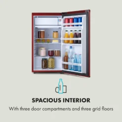 Klarstein Yummy Kühlschrank , 90 Liter Fassungsvermögen , Gefrierfach: 8 Liter , Kühlschrank: 82 Liter , Verchromte Verblendung , , Kühlmittel: R600a , 41dB , 3 X Gitterboden , Halb Automatische Abtau-Funktion , Inkl. Tropfschale , Rot 14 Klarstein Yummy Kühlschrank , 90 Liter Fassungsvermögen , Gefrierfach: 8 Liter , Kühlschrank: 82 Liter , Verchromte Verblendung , , Kühlmittel: R600a , 41dB , 3 X Gitterboden , Halb Automatische Abtau-Funktion , Inkl. Tropfschale , Rot -Kaufland Verkäufe 36173516f9ff69ad6da5518c3ce8f1fb