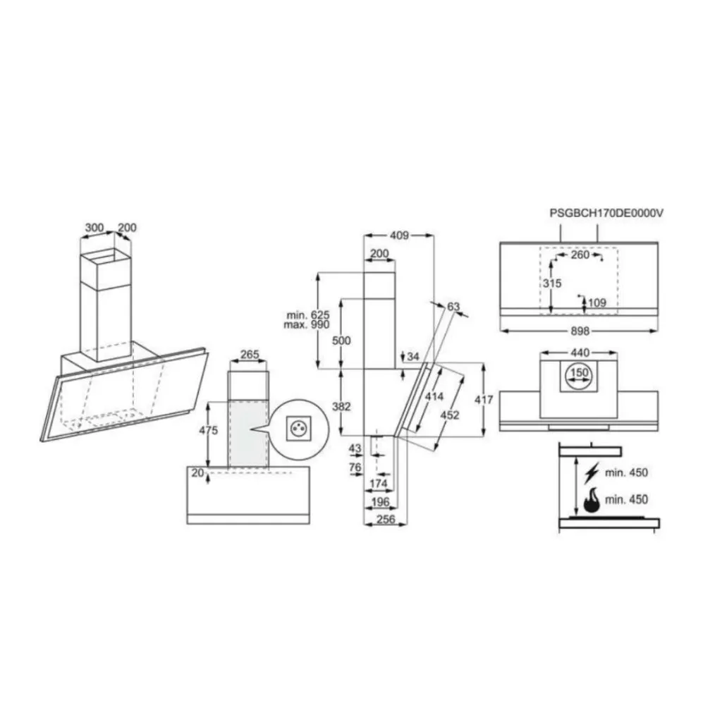 AEG Exklusiv Kopffreie Wand-Dunstabzugshaube Mit Hob²Hood-Funktion, 90cm DD 5960 V 4 AEG Exklusiv Kopffreie Wand-Dunstabzugshaube Mit Hob²Hood-Funktion, 90cm DD 5960 V – Bild 2