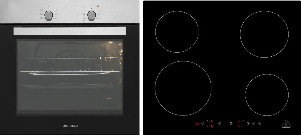 Respekta Backofen Einbaubackofen Herd Autark + Induktionskochfeld Induktion Set 3 Respekta Backofen Einbaubackofen Herd Autark + Induktionskochfeld Induktion Set
