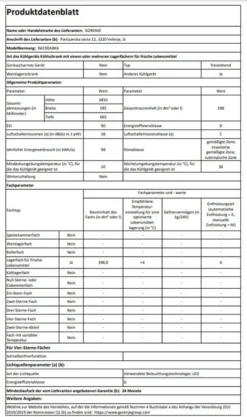 Gorenje - R619DABK6 - Kühlschrank - Schwarz -Kaufland Verkäufe 36d4a56694054e48d6790949a3cf68c2