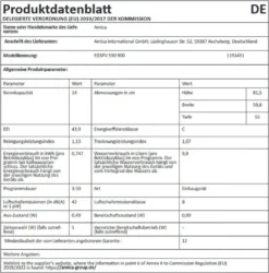 Amica - EGSPV 590 900 - Vollintegrierbarer Geschirrspüler - 60 Cm 17 Amica - EGSPV 590 900 - Vollintegrierbarer Geschirrspüler - 60 Cm -Kaufland Verkäufe 3708674ec467cbe09dddd94f65ef8ec1