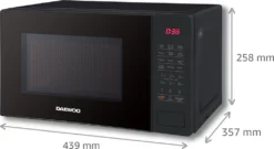 Daewoo MMF0G20T3B001 Mikrowelle Mit Grill (700W, 1100W Grill, 20 L Garraum, 5 Leistungsstufen, 8 Auto-Menü Optionen, Timer, Kindersicherung) 7 Daewoo MMF0G20T3B001 Mikrowelle Mit Grill (700W, 1100W Grill, 20 L Garraum, 5 Leistungsstufen, 8 Auto-Menü Optionen, Timer, Kindersicherung) -Kaufland Verkäufe 3708fc01517dfa70280312eb03749ff5