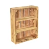 CHICCIE Holzregal Schmalhanz 50x40x15cm - Hell Geflammt 2x Kurzes Regal -Kaufland Verkäufe 37156b366c883036850c75f611bb2185