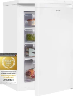 Exquisit Gefrierschrank GS512-040E Weiss | 91 L Nutzinhalt | Weiß