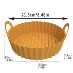 Air Fryer Silikon Topf Wiederverwendbar Ersatzeinlagen Korb Backofen Pad Hitzebeständige Backblech Fried Pizza Heißluftfritteuse Matte 19,5*21,5*5,5cm -Kaufland Verkäufe 379f8ce0ba603ae2c6373db936a5da6b