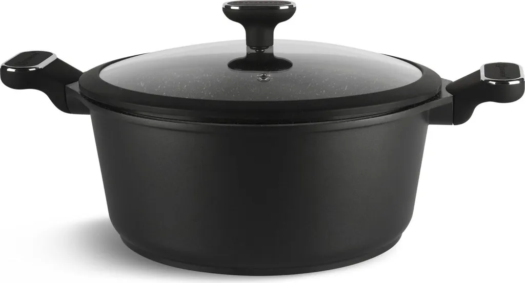 Schwarze Töpfe INDUKTION GLASDECKEL Kochtopf Topfset Keramik Und Pfanne 4 Schwarze Töpfe INDUKTION GLASDECKEL Kochtopf Topfset Keramik Und Pfanne – Bild 2