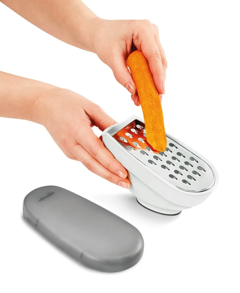 Universalreibe Mit Behälter & Deckel Käsereibe Handreibe Käsehobel 3 In 1 Reibe, Menge:1 8 Universalreibe Mit Behälter & Deckel Käsereibe Handreibe Käsehobel 3 In 1 Reibe, Menge:1 – Bild 6