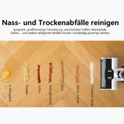 Redkey W12 Kabelloser Nass-und Trockensauger,72dB,Selbstreinigung,3-in-1 Waschsauger, Kehren Und Wischen Handstaubsauger(mit 3 Bürste) -Kaufland Verkäufe 39a8805ba67b90bbaa9f4faefa573e7a