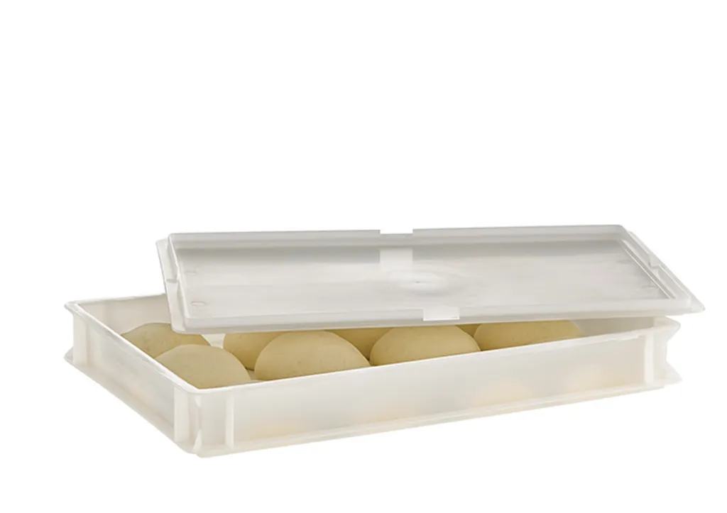 APS Teigbehälter - Pizzaballenbox, Stapelbar, Fassungsvermögen 14 Liter, Innenmaß 56,5 X 36,5 Cm, Zum Professionellen Frischhalten Und Gären Von Teigballen 8 APS Teigbehälter - Pizzaballenbox, Stapelbar, Fassungsvermögen 14 Liter, Innenmaß 56,5 X 36,5 Cm, Zum Professionellen Frischhalten Und Gären Von Teigballen – Bild 6