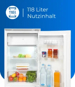 Exquisit Einbaukühlschrank EKS131-3-040E | Einbaugerät | Schlepptürmontage | 118 L Volumen | Weiß -Kaufland Verkäufe 39fdc4fdc0e6bddcbbf21fcb8c9fa46c 1