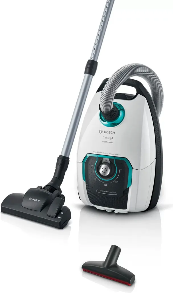 Bosch Serie 8 BGL8XHYG, Trommel-Vakuum, Trocken, Staubbeutel, 5 L, Allergie-Filter, 69 DB 3 Bosch Serie 8 BGL8XHYG, Trommel-Vakuum, Trocken, Staubbeutel, 5 L, Allergie-Filter, 69 DB