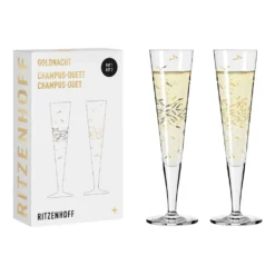 Goldnacht Champagnerglas-Set H22 Von Ritzenhoff Design Team -Kaufland Verkäufe 3adfb5325f9e1dc896429ee2892fb19a