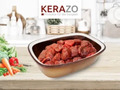 Original KERAZO Bräter 3 Liter Aus Steinzeug-Keramik Mit Deckel Braun-geflammt -Kaufland Verkäufe 3c20da6189fa32ab1fab8f3a15da8ead