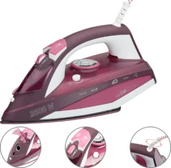 Clatronic Dampfbügelautomat DB 3705, 2.600 W, Kratzfeste Keramiksohle, Stufenlose Temperatur, 4-stufige Dampfregelung, 7 Funktionen, Weiß/rot 27 Clatronic Dampfbügelautomat DB 3705, 2.600 W, Kratzfeste Keramiksohle, Stufenlose Temperatur, 4-stufige Dampfregelung, 7 Funktionen, Weiß/rot -Kaufland Verkäufe 3c2b4065cdc510564ae1e6a222acf016