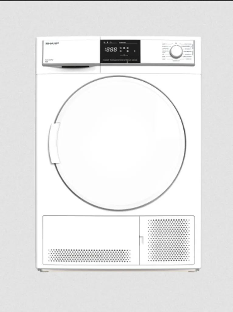Sharp KD-HCB7S7PW9-DE Kondenstrockner 7kg LED-Display LED-Trommelbeleuchtung 13 Sharp KD-HCB7S7PW9-DE Kondenstrockner 7kg LED-Display LED-Trommelbeleuchtung – Bild 11