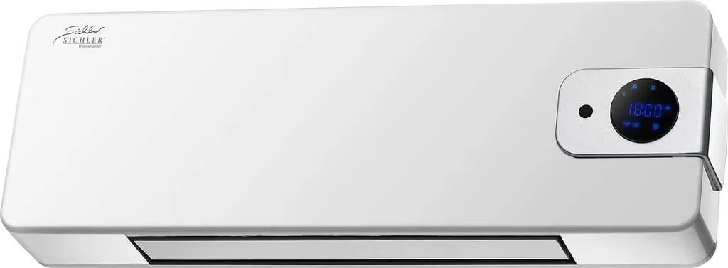 Sichler Keramik Wandheizlüfter LV-820.w Mit Digitalem Thermostat, Oszillation, 2.000 W 5 Sichler Keramik Wandheizlüfter LV-820.w Mit Digitalem Thermostat, Oszillation, 2.000 W – Bild 3