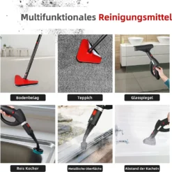 Dampfreiniger, Multifunktions-Dampfreiniger 1500W 1,5L Wassertank, 4,87m Netzkabel, Mit 18 Zubehörteilen, Geeignet Für Fußböden, Autositze, Matratzen, Küchen, Badezimmer, Fenster, Teppiche Usw -Kaufland Verkäufe 3c9c7ec14a405756867e4aa005771700