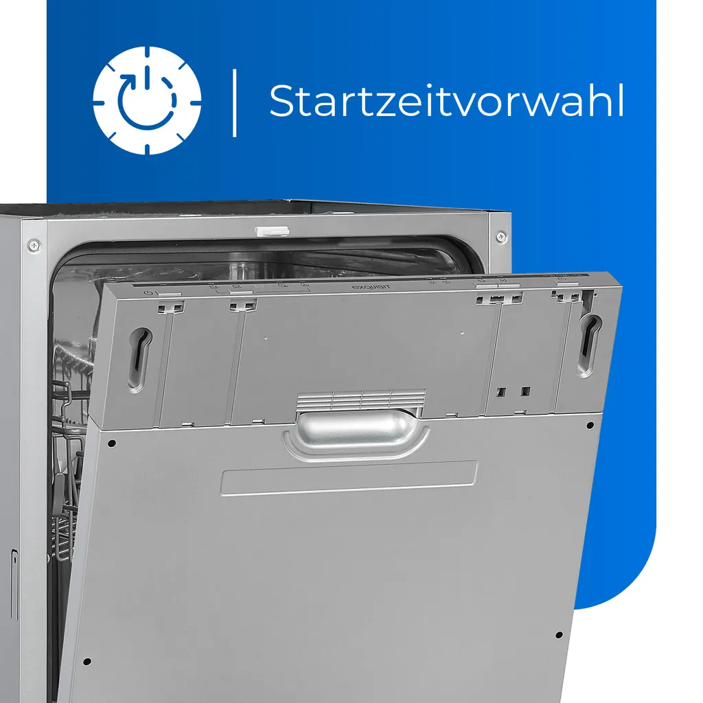 Exquisit Einbaugeschirrspüler EGSP1009-E-030E Silber | Vollintegriert | 9 Gedecke | Silber 6 Exquisit Einbaugeschirrspüler EGSP1009-E-030E Silber | Vollintegriert | 9 Gedecke | Silber – Bild 4