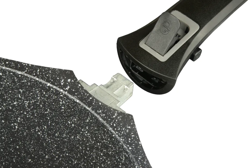 GSW Schmorpfanne Easy Click 28 Cm Mit Glasdeckel 5-tlg., 167833, Aluminium, Ca. 4,0 L 7 GSW Schmorpfanne Easy Click 28 Cm Mit Glasdeckel 5-tlg., 167833, Aluminium, Ca. 4,0 L – Bild 5