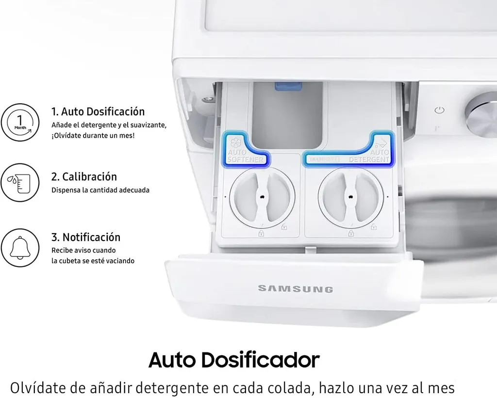 Samsung WW90T534DTW, Frontlader, 9 Kg, B, 72 DB, 1400 RPM, A 7 Samsung WW90T534DTW, Frontlader, 9 Kg, B, 72 DB, 1400 RPM, A – Bild 5