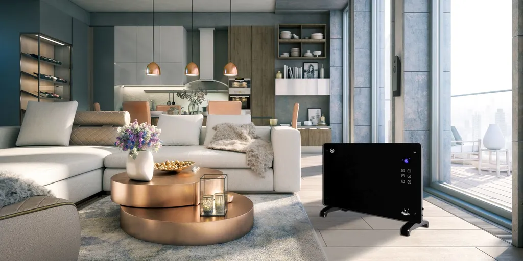 El Fuego Glaskonvektor AY4975 2000 W, Schwarz 15 El Fuego Glaskonvektor AY4975 2000 W, Schwarz – Bild 13