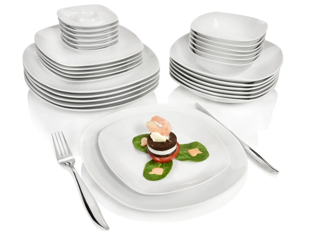 Sänger SÄNGER Porzellan Geschirrset Bilgola, Tafelservice 30 Teilig Für 6 Personen 3 Sänger SÄNGER Porzellan Geschirrset Bilgola, Tafelservice 30 Teilig Für 6 Personen