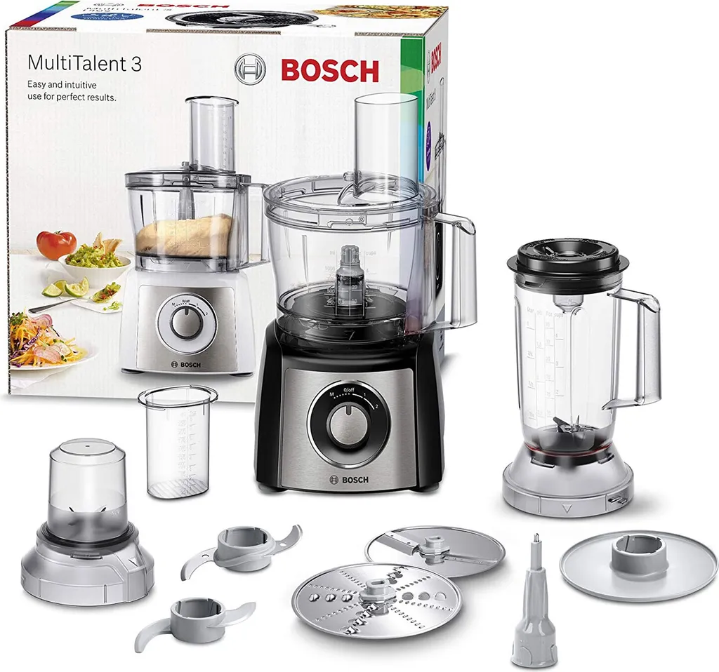 Bosch MultiTalent 3 Plus MCM3PM386, Küchenmaschine ,schwarz/edelstahl Gebürstet 5 Bosch MultiTalent 3 Plus MCM3PM386, Küchenmaschine ,schwarz/edelstahl Gebürstet – Bild 3