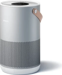 Xiaomi Tragbar Luftreiniger Für Allergiker Haustierenhalter Kühche U. Neue Haus Leise 19dB Smartmi P1 Alexa Google Usw. Steuerung HEPA-Filter Fängt 99,9% Partikel Viren Sauerstoff Versorgung Reiniger Tragegriff Partikellasersensor