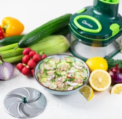 Genius Nicer Dicer Pegasus Gemüsezerkleinerer 10-tlg | Handzugdeckel | Geringer Kraftaufwand | Gemüseschneider Für Schnelles & Sicheres Arbeiten | Fein Reiben + Grob Schneiden -Kaufland Verkäufe 3edda7ab4539859fa50e4d61078b4722