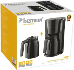 Bestron Kaffeemaschine Mit 2 Thermokannen ACM900TD 900 W Schwarz -Kaufland Verkäufe 3ef1f9d38f4f36d7ecc85f295e9f8782
