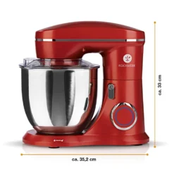 Kochwerk Küchenmaschine - 5,5 Liter Fassungsvermögen - Rot