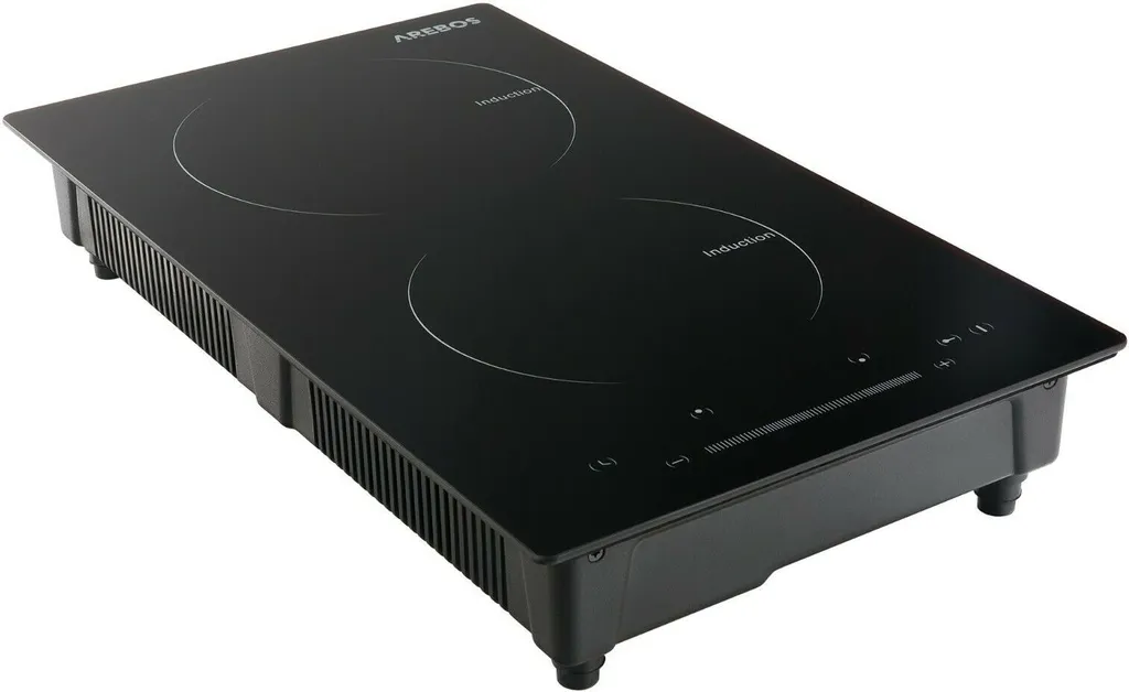 AREBOS Induktionskochfeld, 3000W, 2 Kochfelder, 30 Cm, Autark, Mit Sensor Touch, Timer 7 AREBOS Induktionskochfeld, 3000W, 2 Kochfelder, 30 Cm, Autark, Mit Sensor Touch, Timer – Bild 5