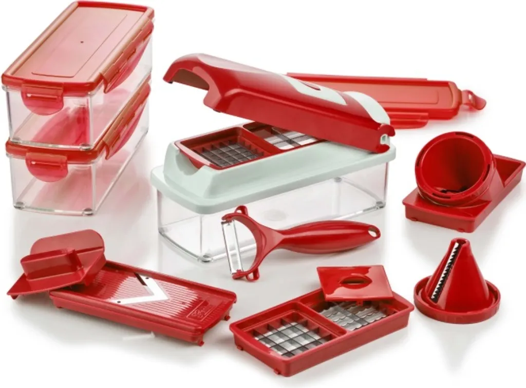 Genius Nicer Dicer Smart Julietti (16 Teile) Gemüseschneider Spiralschneider Julienneschneider; A33936 3 Genius Nicer Dicer Smart Julietti (16 Teile) Gemüseschneider Spiralschneider Julienneschneider; A33936