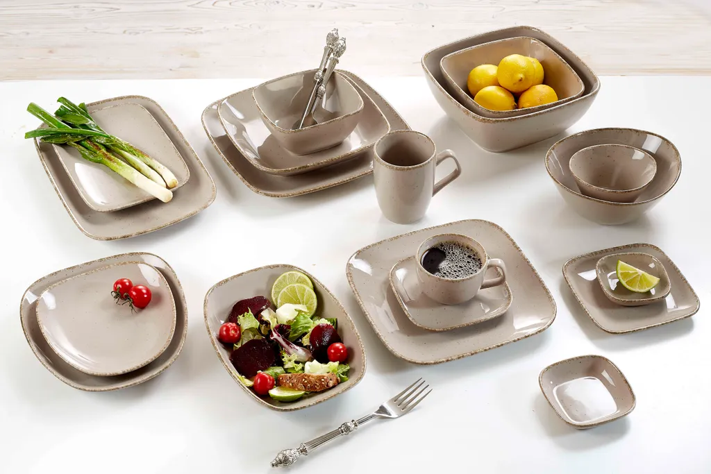 Kaffee- Und Tafelservice 60 Tlg. Casa Grau 3 Kaffee- Und Tafelservice 60 Tlg. Casa Grau
