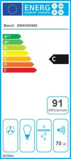 Bosch Dunstabzugshaube DWK095G60 - Edelstahl Schwarz, Wandmontage, 90 Cm -Kaufland Verkäufe 407b155d15a2bf140c4b9e8087638714