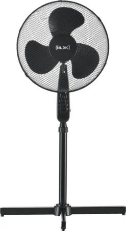 Standventilator Durchmesser 41cm Ventilator Mit 3 Stufen Luftkühler Windmaschine Oszillation 50W Schwarz [in.tec] -Kaufland Verkäufe 409426a6e0c1b14b7a59a60fe3f33748